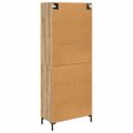 vidaXL Highboard 2 ks Remeselný dub 69,5 x 34 x 180 cm