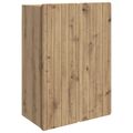 vidaXL Nástenná skrinka 66 x 34,5 x 92 cm Kompozitné drevo Dub artisan