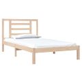 vidaXL Posteľ bez matraca 90x200 cm masívna borovica
