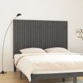 vidaXL Nástenné čelo postele sivé 166x3x110 cm masívna borovica