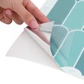 vidaXL Dlaždica s perím 50 ks Modrá 30 x 30 cm Polyuretán a PET