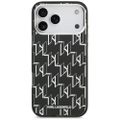 Karl Lagerfeld IML KL Monogram MagSafe puzdro pre iPhone 17 Pro Max čierne