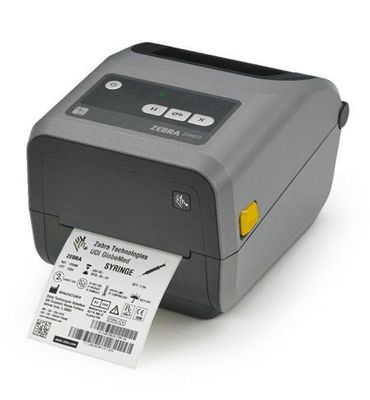 Tlačiareň Zebra ZD421; Direct Thermal, 203 dpi, USB, USB Host, Ethernet, BTLE5, EU and UK Cords, Swiss Font, EZPL