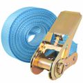 vidaXL Upínacie popruhy s račňou 4 ks, 0,8 tony, 6mx25mm, modré