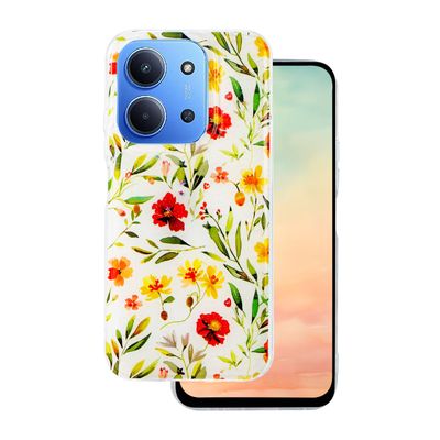 Puzdro Glow Glam pre Xiaomi Redmi 15 4G EU / 15 5G EU (171,08 x 82,05 x 8,55) biela