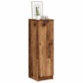 vidaXL Botník staré drevo 29,5x35x100,5 cm kompozitné drevo