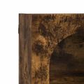 vidaXL Závesná skrinka s poličkou ELST Dymový dub 59 x 20 x 71,5 cm