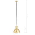 vidaXL Závesná lampa 25 W, mosadzná, okrúhla 28,5 cm E27