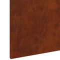 vidaXL Obrubník trávnika 50 ks 100 x 12 cm Oceľ Hrdzavý