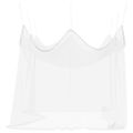 vidaXL Záhradná komárová sieť 220 mesh Biela 3 x 4,5 x 2,5 m Polyester