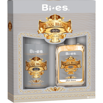 BI-ES ROYAL BRAND LIGHT pánska darčeková súprava - dezodorant 150 ml + voda po holení 100 ml