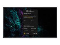 86" trieda uhlopriečky M Series displej LCD s LED podsvietením - digital signage - 4K UHD (2160p) 3840 x 2160 - Direct LED - čierna, pantone 426M