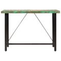 vidaXL Barový stôl 150x70x107 cm masívne recyklované drevo a železo