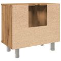 vidaXL Kúpeľňová skrinka Dub Artisan 60x32x53,5 cm Drevo