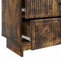 vidaXL Nočný stolík Dymový dub 62 x 34,5 x 47,5 cm Kompozitné drevo