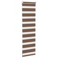 vidaXL Zebra roleta hnedá 50x100 cm šírka látky 45,9 cm polyester