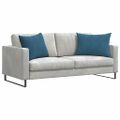 vidaXL Vankúše na pohovku 2 pcs Modrá 70 x 50 cm Kordúrová tkanina