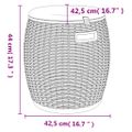 vidaXL 4-v-1 záhradný úložný box bledohnedý polypropylén