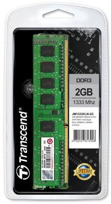 Transcend pamäť 2GB DDR3 1333 U-DIMM (JetRam) 1Rx8 CL9