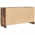 vidaXL TV skrinka Dub dymový 100x35x54 cm Konštrukcia dreva