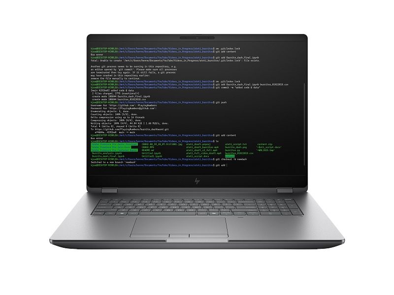 HP ZBook Fury/18 G1i/U7-255HX/18''/2560x1600/32GB/1TB/RTX 1000/W11P/Gray/3R Offsite