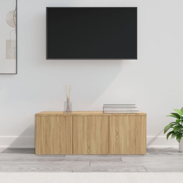 vidaXL TV skrinka, dub sonoma 80x34x30 cm, kompozitné drevo