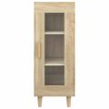 vidaXL Komoda dub sonoma 34,5x34x90 cm spracované drevo