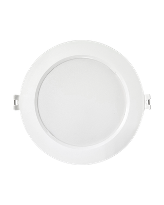 Q-102P LED panel 9W 990lm 4000K biely - kruhový vstavaný Qtec