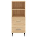 vidaXL Komoda dub sonoma 34,5x34x90 cm spracované drevo