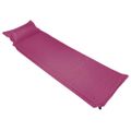 vidaXL Nafukovací matrac s vankúšom ružový 66x200 cm