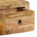 vidaXL TV skrinka na stenu 100x32x25 cm masívne drevo hrubé mango