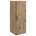 vidaXL Nástenná skrinka 33 x 34,5 x 90 cm Kompozitné drevo Dub artisan