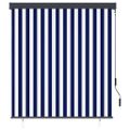vidaXL Vonkajšia zatemňovacia roleta 140x250 cm modrá a biela