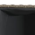 vidaXL Záhradné kvetináče 2 nádoby 2 ks sivé 72x30x32 cm polyratan