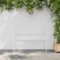 vidaXL Záhradná lavička 2 -Seater 103,5 x 51,5 x 90 cm Oceľ