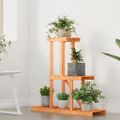 vidaXL Stojan na kvetiny 81x25x75,5 cm masívna jedľa