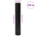 vidaXL Stretch Film 2 ks Čierna 17 μm 50 cm x 150 m
