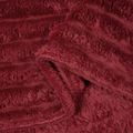 vidaXL Prikrývky na hodenie 6 ks Bordeaux červená 240 x 220 cm 8.76 kg