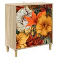 vidaXL Servírovacia skriňa GENNEP Sonoma 69 x 33 x 75 cm