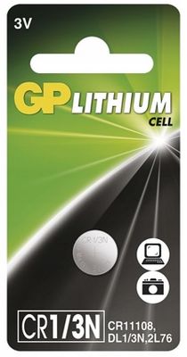 Batéria GP Lithium CR1/3N 3V (DL1/3N, 2L76)  (1ks)