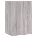 vidaXL TV nástenné skrinky 2 ks sivé sonoma 40,5x30x60cm kompoz. drevo
