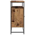vidaXL Servírovacia skriňa Staré drevo 100 x 35 x 80 cm