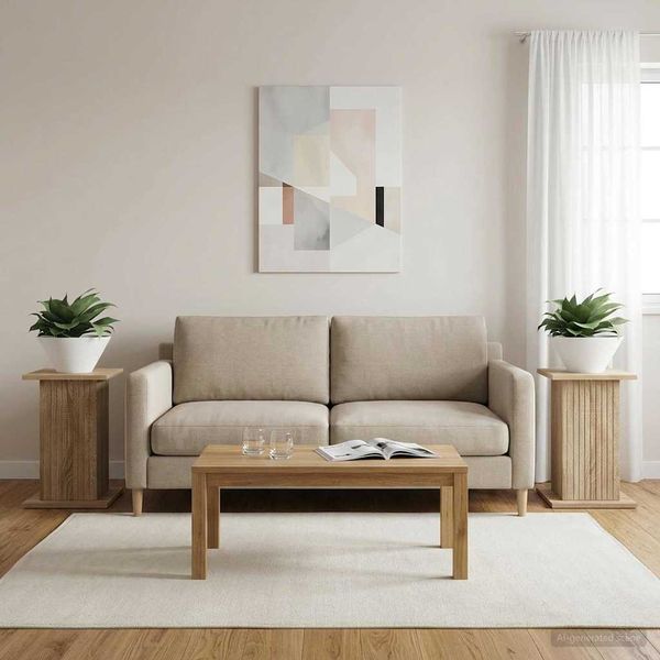 vidaXL Stojan na rastliny 2 pcs Dub sonoma 30,5 x 30 x 43 cm