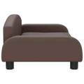 vidaXL Detská pohovka hnedá 70x45x30 cm umelá koža