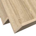 vidaXL Regál na časopisy Sonoma dub 90 x 53 x 28,5 cm Kompozitné drevo