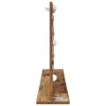 vidaXL Toaletné zrkadlo Staré drevo 100 x 55 x 18 cm Obdĺžnikový