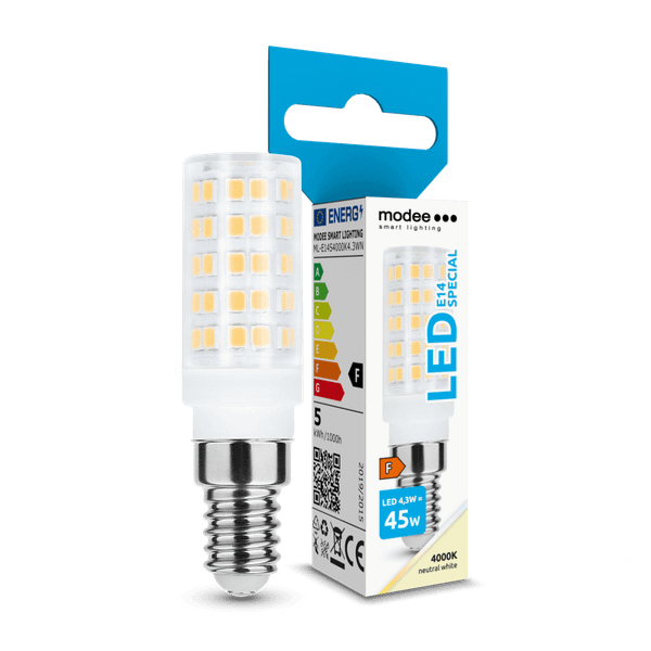 Modee Lighting LED Special Ceramic keramická žiarovka E14 4,3W neutrálna biela (ML-E14S4000K4,3WN)