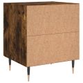 vidaXL Nočné stolíky 2 ks dymový dub 40x35x47,5 cm kompozitné drevo