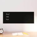 vidaXL Nástenná magnetická tabuľa čierna 80x30 cm tvrdené sklo