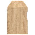 vidaXL TV nástenné skrinky s LED svetlami 2 ks dub sonoma 60x30x40 cm